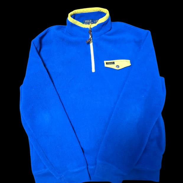 Polo 하프 플리스 집업