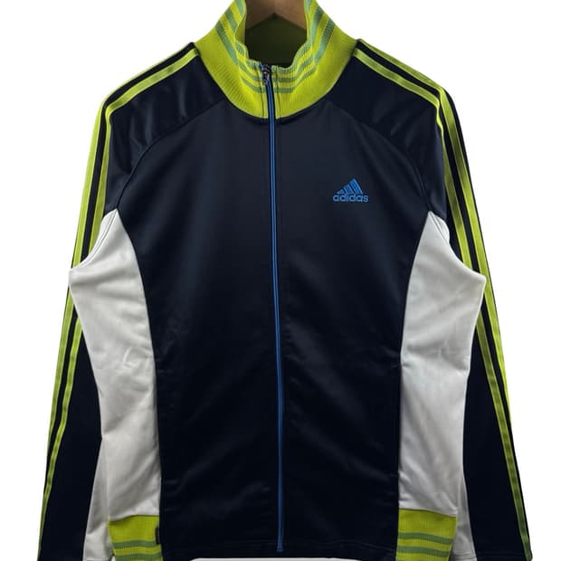 아디다스 재팬 네이비 그린 트랙탑져지1877