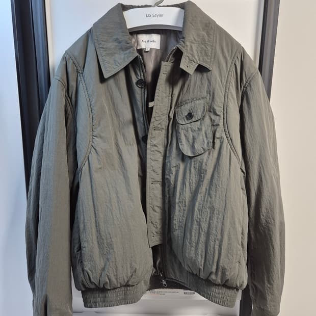 아트이프액츠 솔리드 포켓 ma-1 모스 그린 L