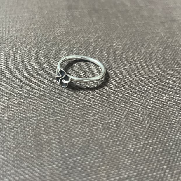 (Silver 925) 앤틱 플라워 반지