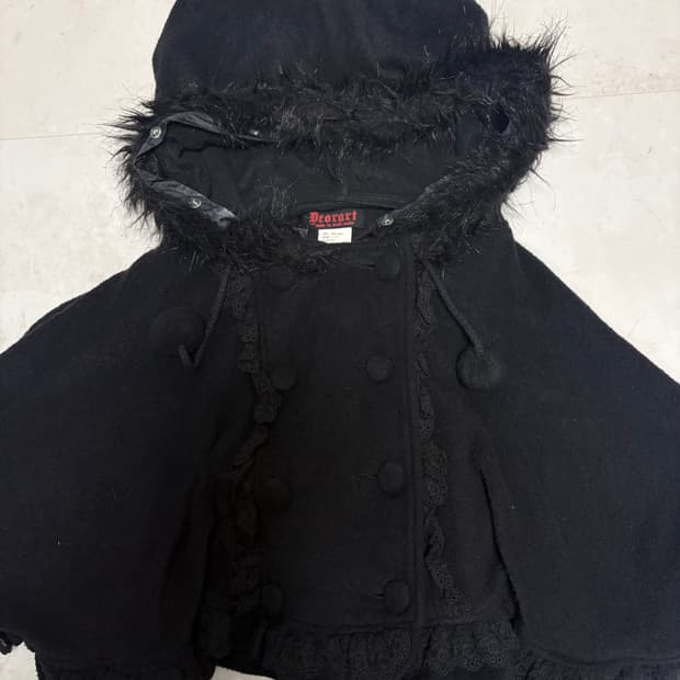 Japanese vintage 네코미미 고스로리망토