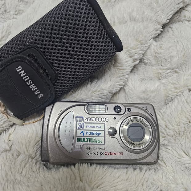 삼성 케녹스 Cyber400 디지털 카메라 레트로 디카