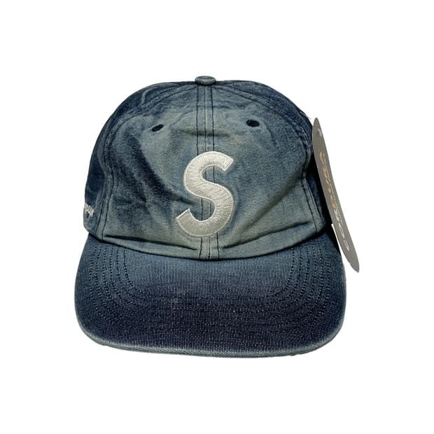 슈프림 S로고 데님 볼캡 모자