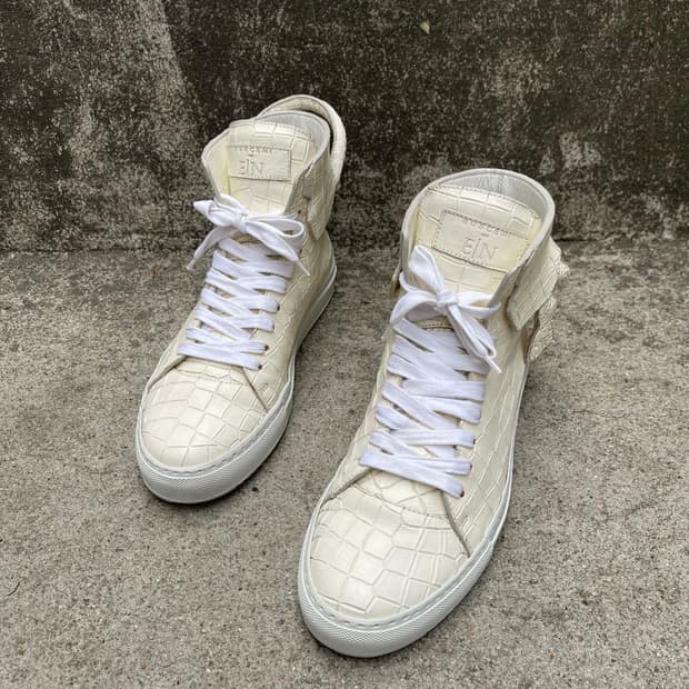 [42] Buscemi X En Noir 레더 하이탑 스니커즈 (270)