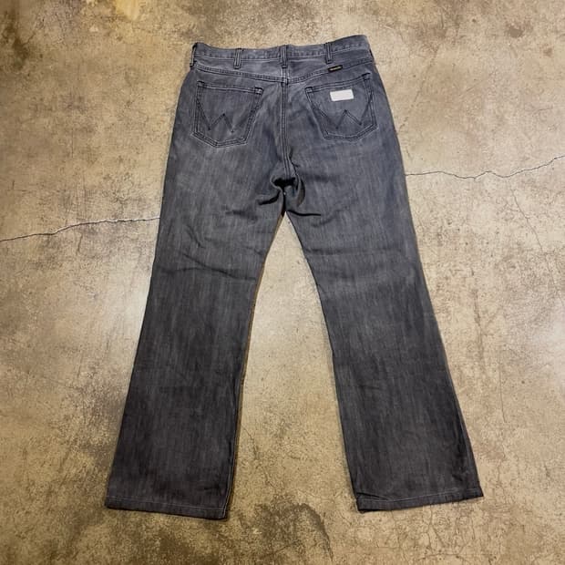 Wrangler wo377 그레이 플레어 데님 팬츠