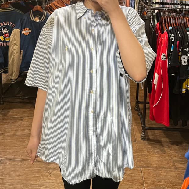 [HI] 폴로 반팔 셔츠 블루