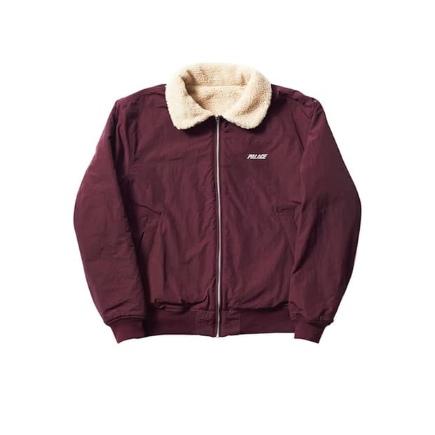 팔라스 리버시블 쉐르파 자켓 버건디