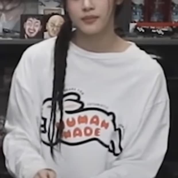 휴먼메이드 래빗 토끼 롱슬리브 팝니다