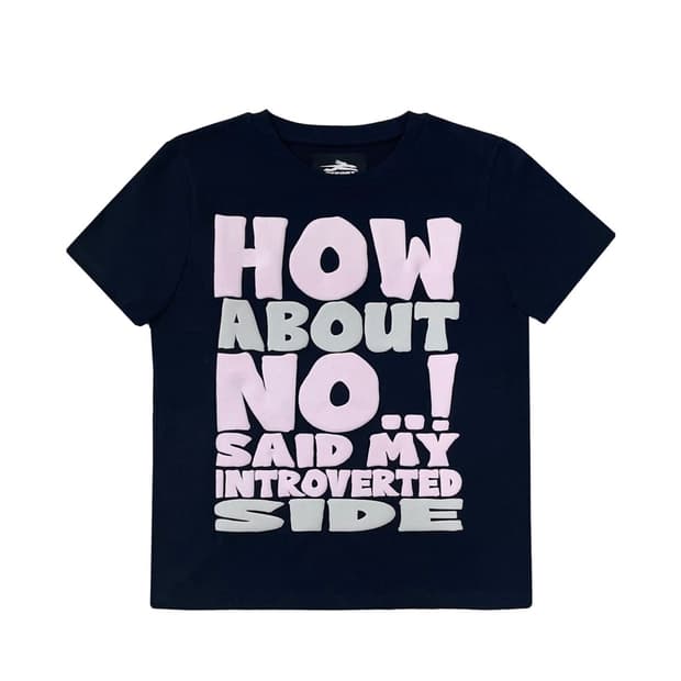 HOW ABOUT NO TEE (NAVY)