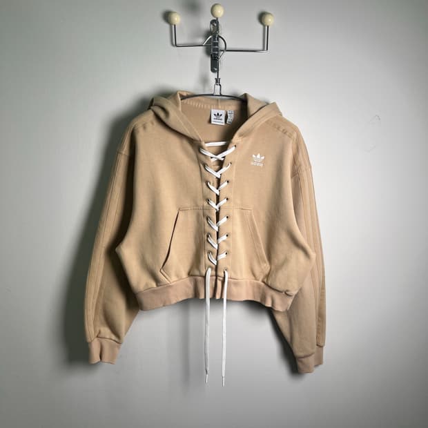 ADIDAS 아디다스 올웨이즈 오리지널 레이스업 후드티 XS
