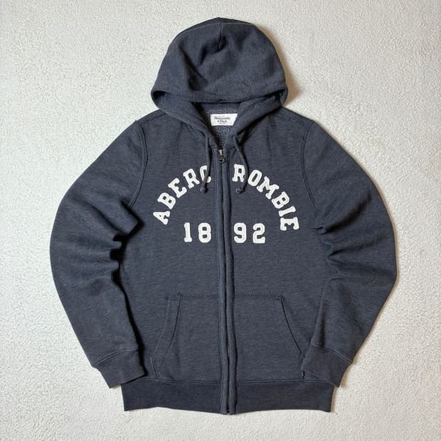 아베크롬비 00's Y2K 자수 로고 후드 집업 PN7054