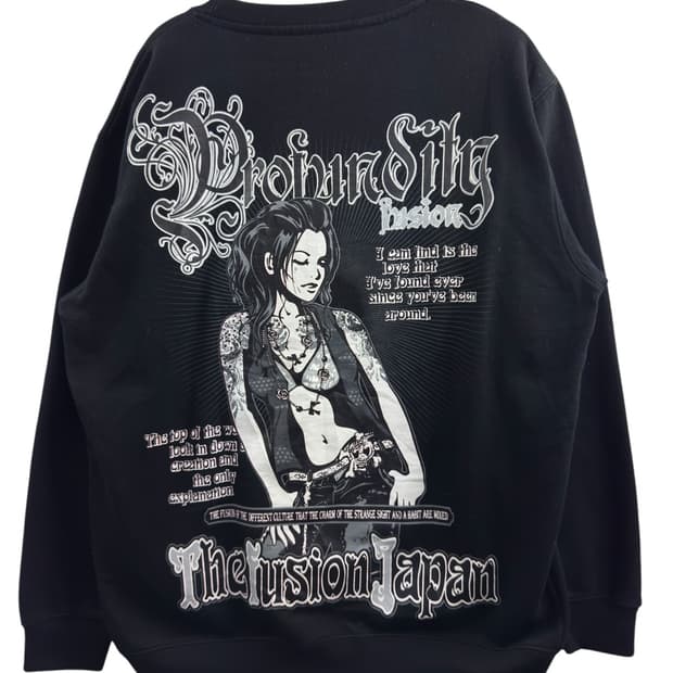 JPN Y2K 프린팅 맨투맨1307