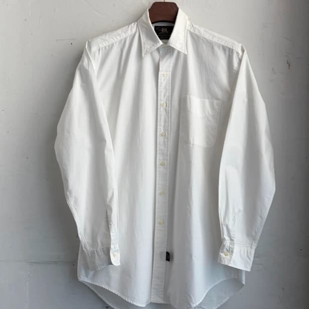 RRL 더블알엘 화이트 드레스 셔츠 M