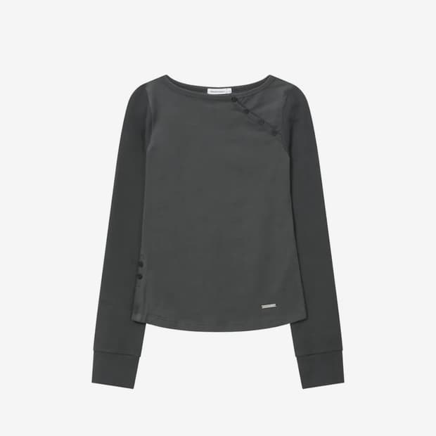 미세키서울 버튼 롱슬리브