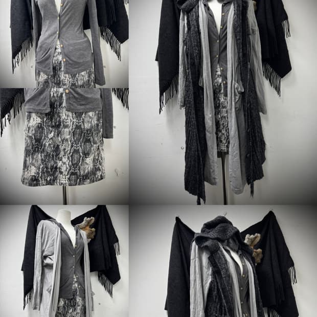 GREY BASE Y2K Aisaki Shop Coordination