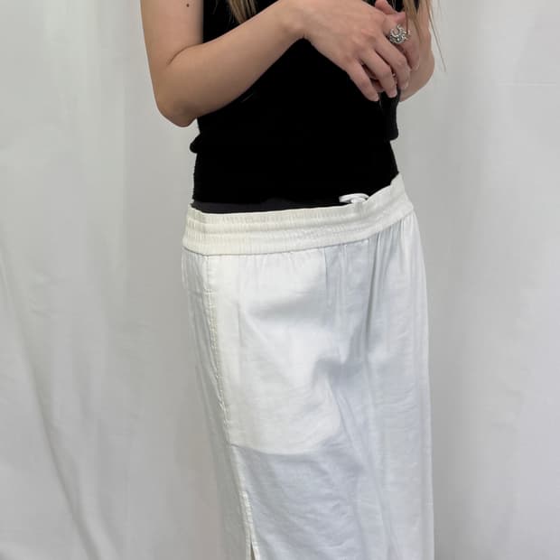 캘빈클라인 롱 스커트