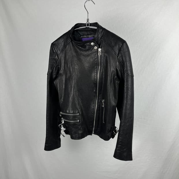 Vintage 양가죽 라이더 자켓