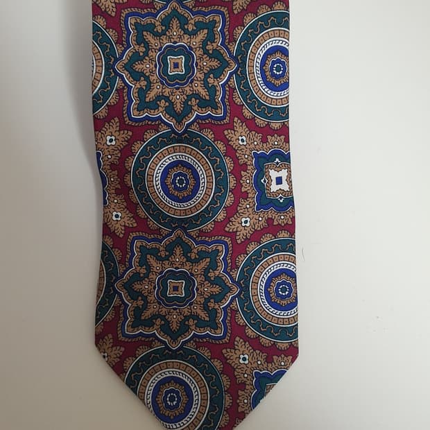 생로랑 실크 타이