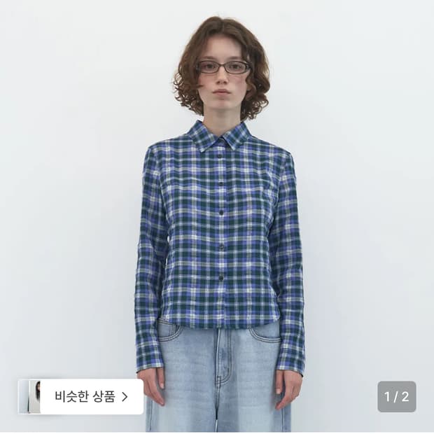 엔조블루스 위티 체크 셔츠 