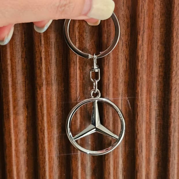 벤츠 로고 메탈 키링 새상품