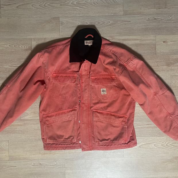 스투시 캔버스 샵 워크자켓