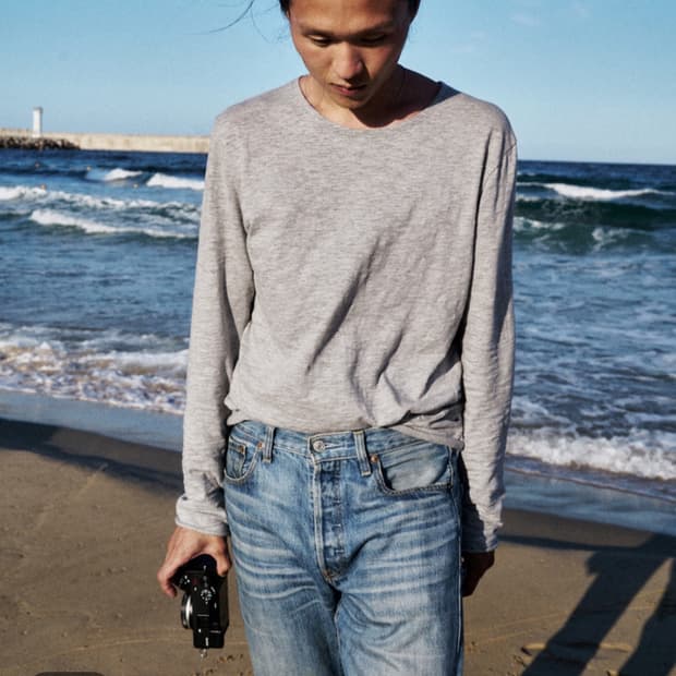 모노프리베 텍스처 롱슬리브 ver2 2사이즈