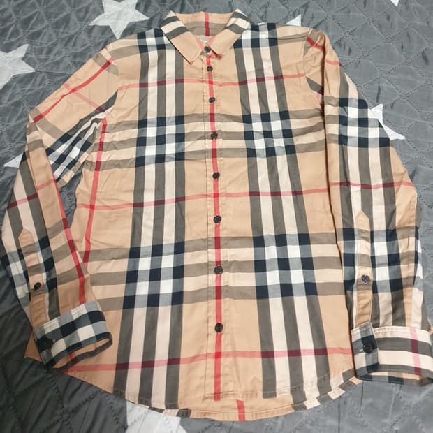 BURBERRY BRIT 버버리 브릿 우먼스 빈티지 체크 긴팔셔츠 (S)