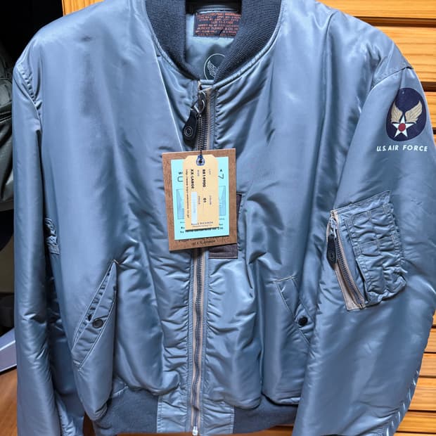 버즈릭슨 MA-1 FLIGHT JACKET 알버트 터너 세이지그린