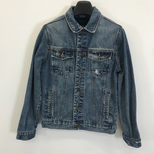 자라 워시드 데님자켓 [M사이즈]