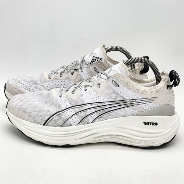 푸마 포에버런 나이트로 화이트 블랙 (270)