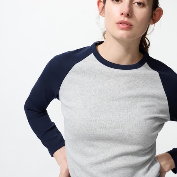 유니클로 소프트립T(긴팔) 481438