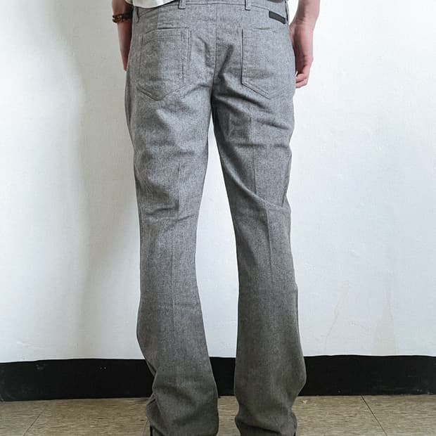 프라다스포츠 울 플레어 트라우져