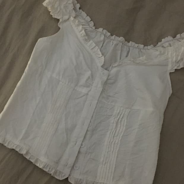 숄더 나시 상의