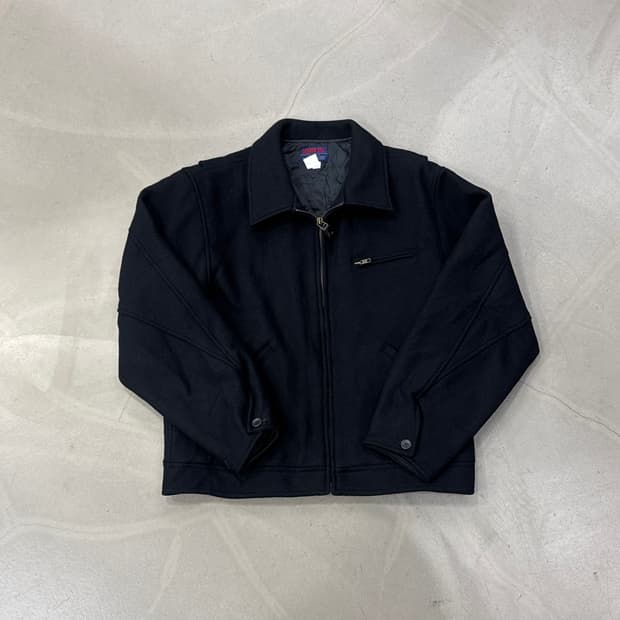 에드윈 울 블루종 자켓 M