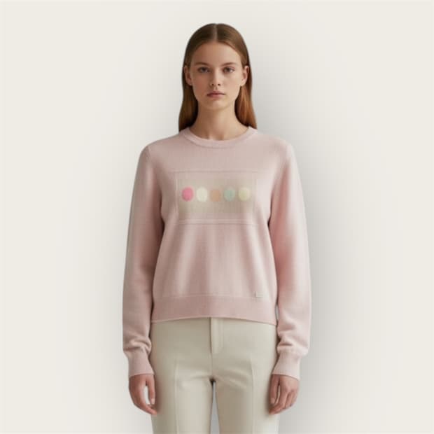 .40/ 샤넬 캐시미어 라운드 니트