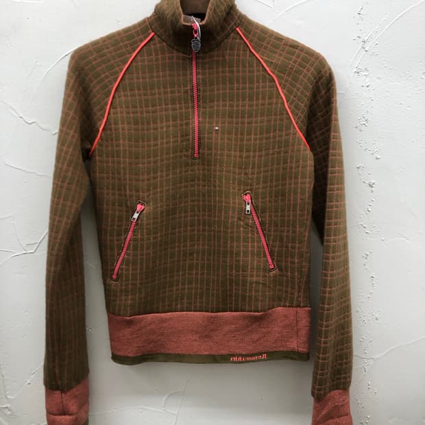 디젤 체크 하프 집업