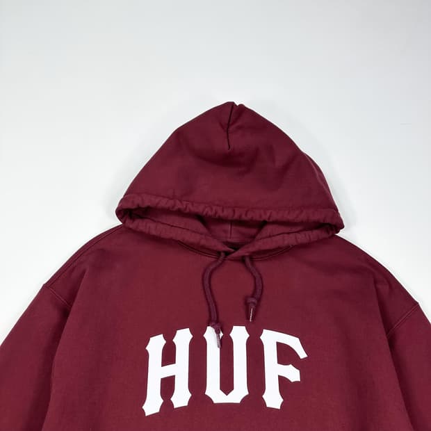 huf 허프 버건디 후드티 (XL)