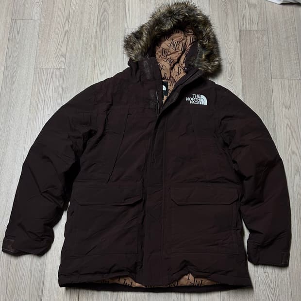 노스페이스 대장급 해외판 정품 패딩 파카 105