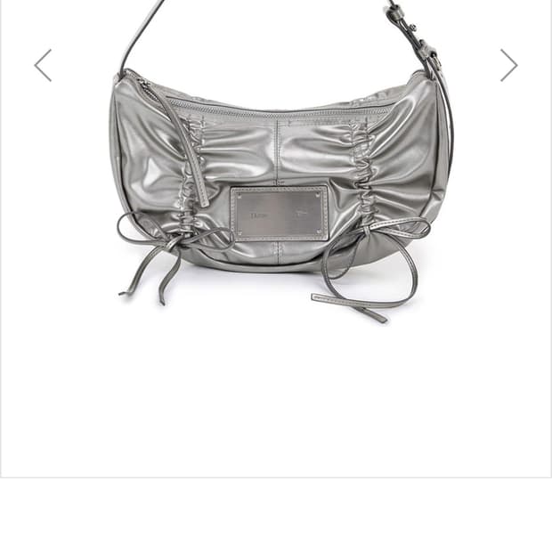 half shirring rivbon round bag dark