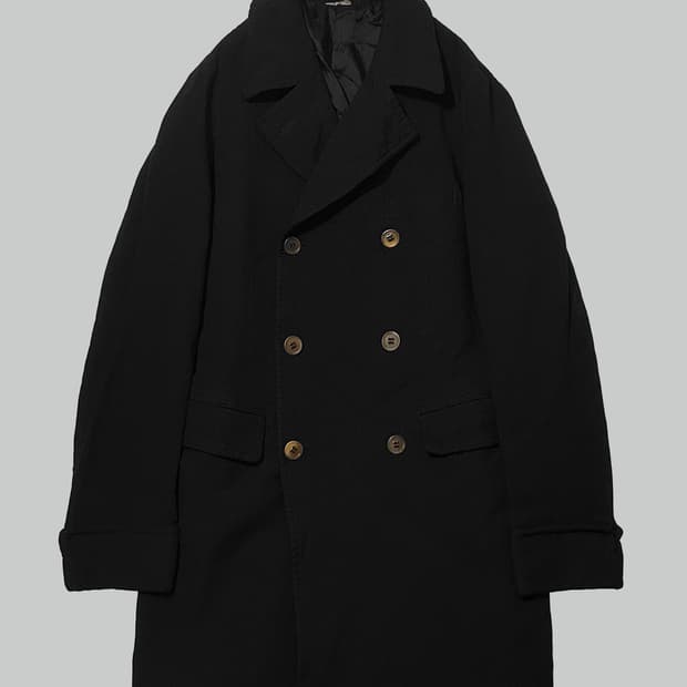 꼼데가르송 옴므 듀스 축융 폴리 코트