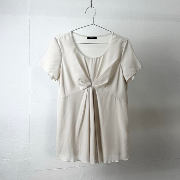 콤 사 이즘 믹스드 드레이프 티셔츠