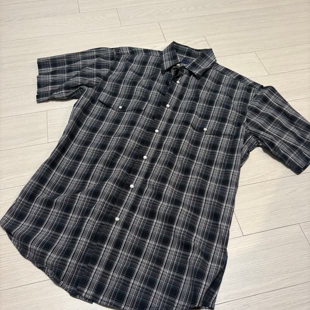 빈티지 wrangler 랭글러 웨스턴 반팔 셔츠 M사이즈(100)