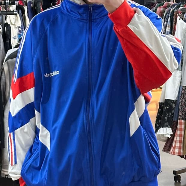 🔥아디다스 올드스쿨 컬러블록 져지 (블루/레드/화이트)🔥