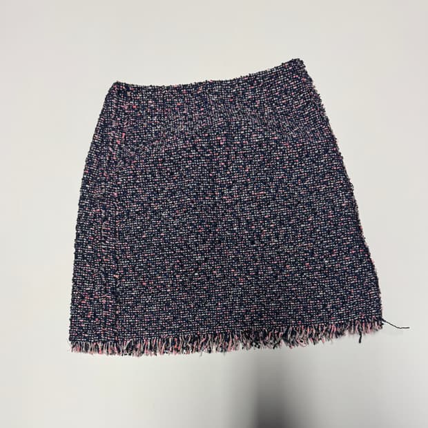여성 한섬 클럽모나코 트위드 미니스커트 치마