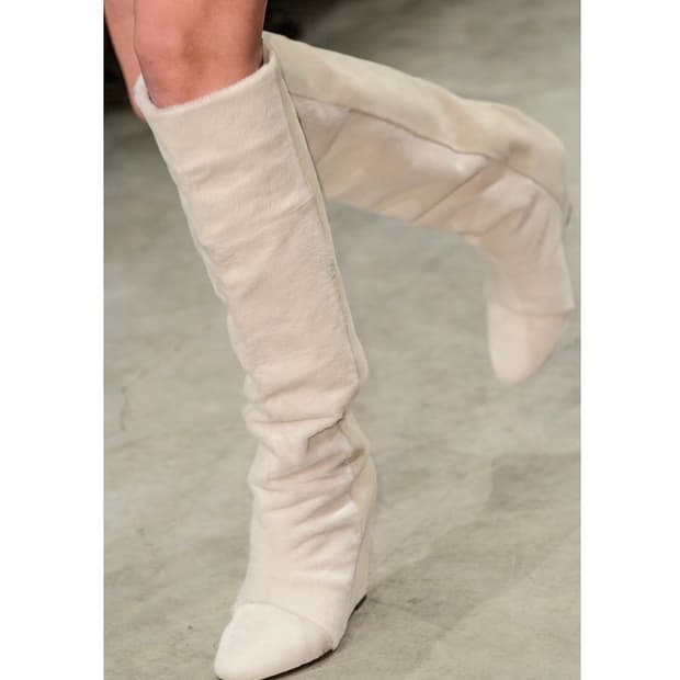 Rare Pony Hair Sheila Wedge Boots