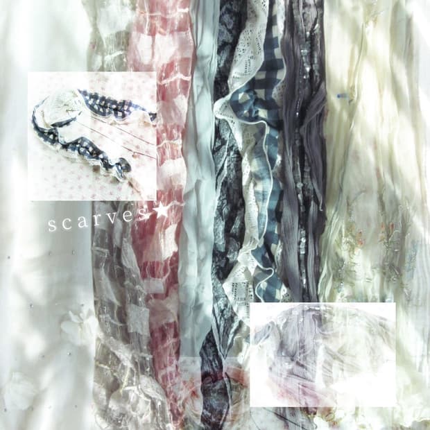 엑팜 빈티지 여름 스카프