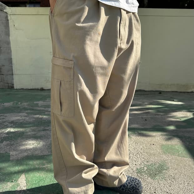 디키즈 와이드 워크 카고팬츠
