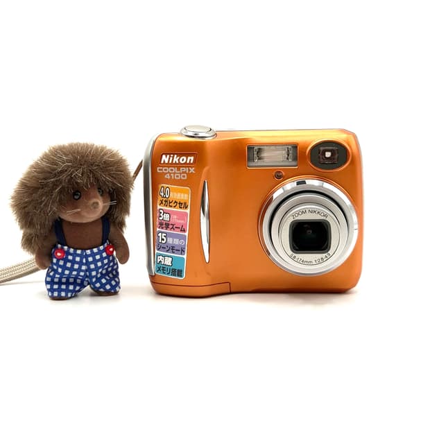 레어 미품 🍊니콘 쿨픽스 Coolpix 4100 오렌지