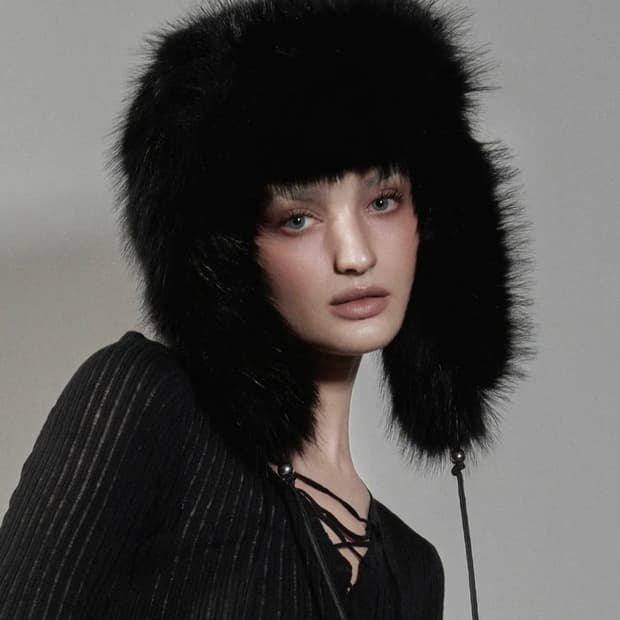 [구매글] 브랜드 무관, 블랙 퍼 트래퍼햇 