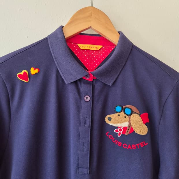 루이까스텔 여성 긴팔PK카라티셔츠 105사이즈